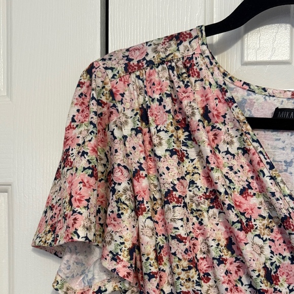 Mikarose Floral Dress - Pink, Red, Green, Yellow - Picture 4 of 8